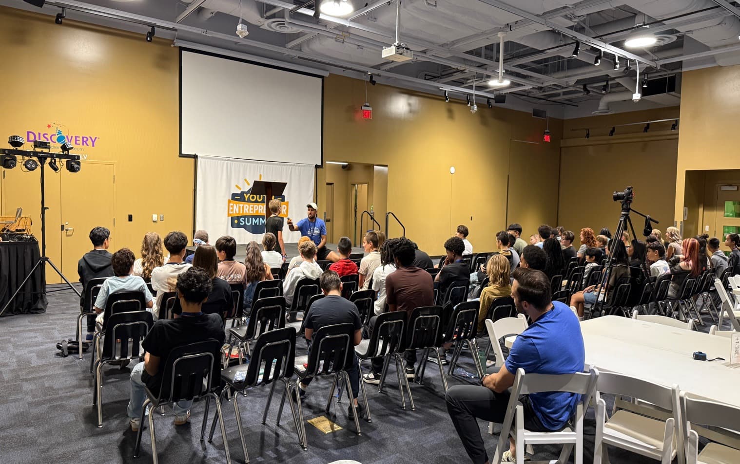 Students in the audience at the Summit